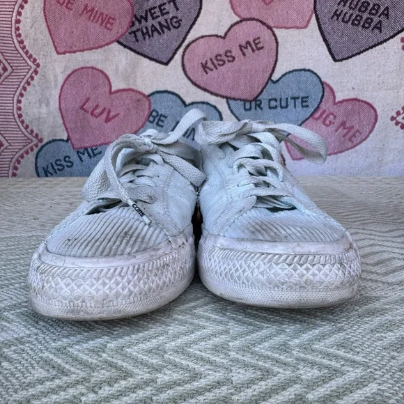 Size M8.5/W10 - Converse One Star Pro Baby Blue Corduroy Shoes‎ Mens - Picture 3 of 10